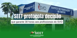 SEET protocola decisão judicial que garante jornada de 30 horas aos profissionais da Enfermagem do SVO